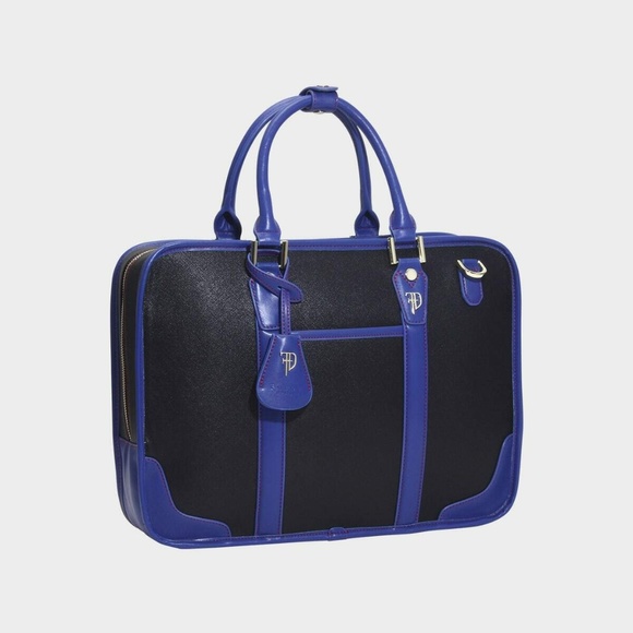 Furbo Design FRB012 Milano Briefcase - Black/Blue - Picture 5 of 5